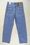 new LEVIS RIBCAGE STRAIGHT Ankle WORN IN JEANS W27 L29 size 8-10 high waist rise