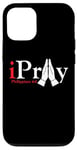 Coque pour iPhone 12/12 Pro I Pray Philippians 4:6 Bible Citation Love Jesus Christian