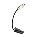 Gotrays - Dimable Clip Book Light Lampe de lecture led pour lit mini usb Rechargeable flexible veilleuse portable pour l'étude de la chambre