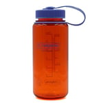 Nalgene Bouteille d'eau – Gourde légère en Tritan sans BPA incassable pour randonnée, gym, 473,6 g, large ouverture, orange marmelade