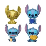 Stitch Holiday 2024 Pocket POP! Vinyl Mini figures 4-Pack Dreidel Box 4 cm multifärg