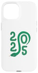 Coque pour iPhone 15 Bonne année chinoise - Symbole serpent vert Nouvel An 2025