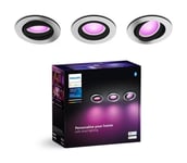 Philips - SETTI 3xLED RGBW Himmennettävä riippuva kattovalaisin Hue CENTURA 1xGU10/4,2W/230V