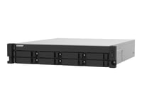 QNAP TS-832PXU - Serveur NAS - 8 Baies - rack-montable - SATA 6Gb/s - RAID RAID 0, 1, 5, 6, 10, 50, 60, JBOD - RAM 4 Go - Gigabit Ethernet / 2.5 Gigabit Ethernet / 10 Gigabit Ethernet - iSCSI...