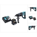 Makita DHR 202 RG Perforateur sans fil 18 V 2,0 J SDS Plus + 2x Batteries 6,0 Ah + Chargeur