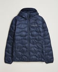 Peak Performance Helium Down Hooded Jacket Blue Shadow