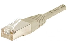 CONNECT cuivre/Aluminium Cordon RJ45 Cat. 6 F/UTP Patch 0,15 m – Gris