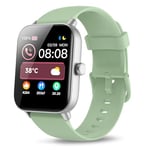 Montre Connectée Femme avec Alexa, 1.8" Montre Smartwatch avec Répondre Appel Moniteur de SpO2 Fréquence Cardiaque Sommeil 100 Sport Podometre Calories Etanche IP68 Montre Femme pour Android iOS