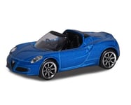 Majorette Alfa Romeo 4C Spider Blue Street Cars 1:64 Scale 3 Inch Toy Car