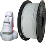 Filament PETG marbré de 1,75 mm pour imprimante 3D, bobine de 1 kg, matériau d'impression 3D, compatible avec la plupart des imprimantes FDM, PETG, couleur pierre de roche