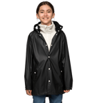 Everest J Rain Coat Retkeilyvaatteet BLACK