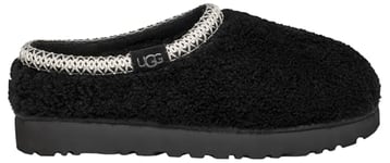 UGG Women's Tasman Maxi Curly Slipper, Black, 4 UK