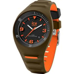 Mens Wristwatch ICE WATCH LECLERCQ 020886 Silicone Khaki Orange Sub 100mt