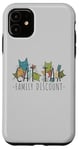 Coque pour iPhone 11 Cat Tax Family Discount Médias sociaux Tendance Mème