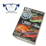 EBC Brakes EBC-DP41118R bromsbelägg, bak, Yellowstuff aramid material