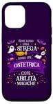 Coque pour iPhone 12/12 Pro Non Una Strega Sono Un' Ostetrica Regalo Ostetrica Originale