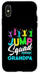 iPhone X/XS Jump Squad Grandpa Trampoline Bounce Birthday Trampolining Case