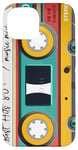 Coque pour iPhone 15 Cassette Audio musique rétro année 1980 - 80s mixe best of