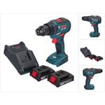 Bosch - gsr 18V-55 Perceuse-visseuse sans fil Professional 18 v 55 Nm brushless + 2x Batteries 2,0 Ah + Chargeur