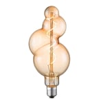 Lyspære Home Sweet Home Led Bubbel E27 4W Amber