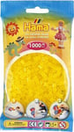 SACHET DE 1000 PERLES A REPASSER HAMA MIDI JAUNE TRANSPARENT - LOISIRS CREATIFS