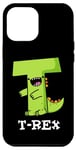 Coque pour iPhone 12 Pro Max Jeu de mots alphabet amusant T-Rex