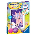 Ravensburger – Numéro d’Art format 8x12cm – Licorne à crinière violette – Dès 7 ans – 29042