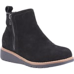 Hush Puppies Libby Suede Women's Black Boots