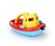 Green Toys remorqué, Baignoire, Bateau de Jeu, Jouet de Bain Durable pour Enfants à partir de 6 Mois, 8668088, Jaune