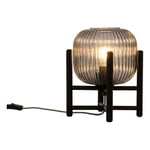 Bordlampe Vinda Liten Svart/Røyk E27