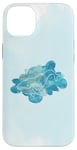 Coque pour iPhone 14 Plus Jolie Baleine Bleu Aquarelle Océan