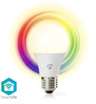 Nedis SmartLife Wi-Fi Smart RGB Bulb E27 9W - smart glödlampa - 1-pack