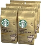 STARBUCKS Espresso Roast Blonde Roast Whole Bean Coffee, 200 g (Pack of 6)