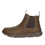 Skechers Bottes augustino pour Homme Bottine, Cuir Marron Chocolat, 47 EU