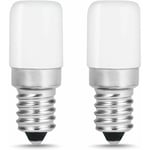 Lucky-88 - forehill Lot de 2 Lampe E14 led Ampoule pour Réfrigérateur / 1.5 w - Puissance équivalente à une Lampe de 15 Watt,Blanc Froid - 6000K