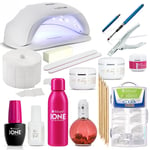 Kit Manucure Débutant de Démarrage Faux Ongles pour Ongle en Gel UV