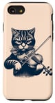 Coque pour iPhone SE (2020) / 7 / 8 Le Chat joue du Violon, d l Musique Classique, d l'orchestre