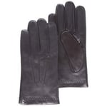 Gants Isotoner  Gants homme en cuir  ref_48016 Noir