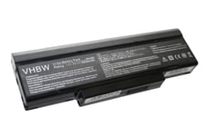 batterie vhbw Li-Ion 6600mAh (11.1V) noire pour ordinateur portable Nexoc Osiris E617, E619, E623, GT E625, GT S710, S615, S624