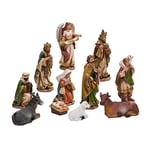 Kurt Adler 15,2 cm Crèche de Noël avec Figurines de 11