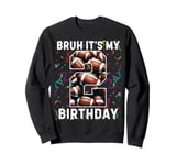 It's My 2nd Birthday Football 2 Year Old Boy Girl Sweatshirt