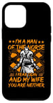 Coque pour iPhone 12 mini Je suis un homme nordique, je crains qu'Odin et ma femme, tu es