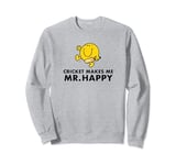 Mr. Men Little Miss Cricket Makes Me Mr Happy Sweatshirt