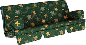 Angerer Coussin balancelle Trend 3 Places, Design Corfou Vert (sans balancelle)