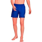 adidas Men's CLX Short Length Swim Shorts, Semi Lucid Blue/White, XXL