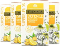 Twinings Superblends Defence with Citrus Ginger Green Tea amp Echinacea 80 Teaba