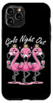 iPhone 11 Pro Cute Pink Flamingos Girls Night Out for Friends Flamingo Case