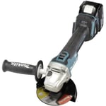 MAKITA DGA504RFJ3 18V vinkelslip - Rotationshastighet 8500 rpm - Skivdiameter 125 mm - Metall