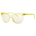 Calvin Klein Mens Acetate sunglasses with oval shape CK4185S men - Yellow - One Size