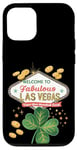 Coque pour iPhone 12/12 Pro Shamrock Crazy - Jeu de hasard pour la Saint-Patrick de Las Vegas